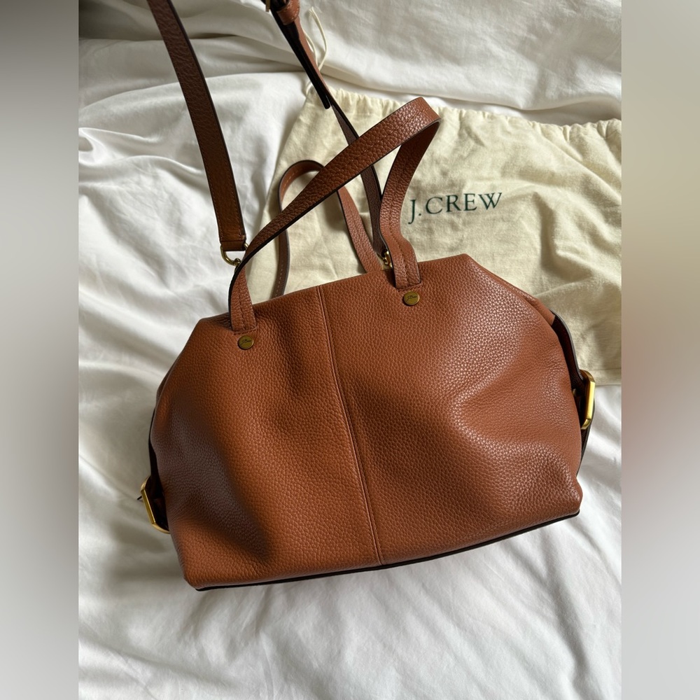 J Crew Leather Bag - Picture 3 of 8